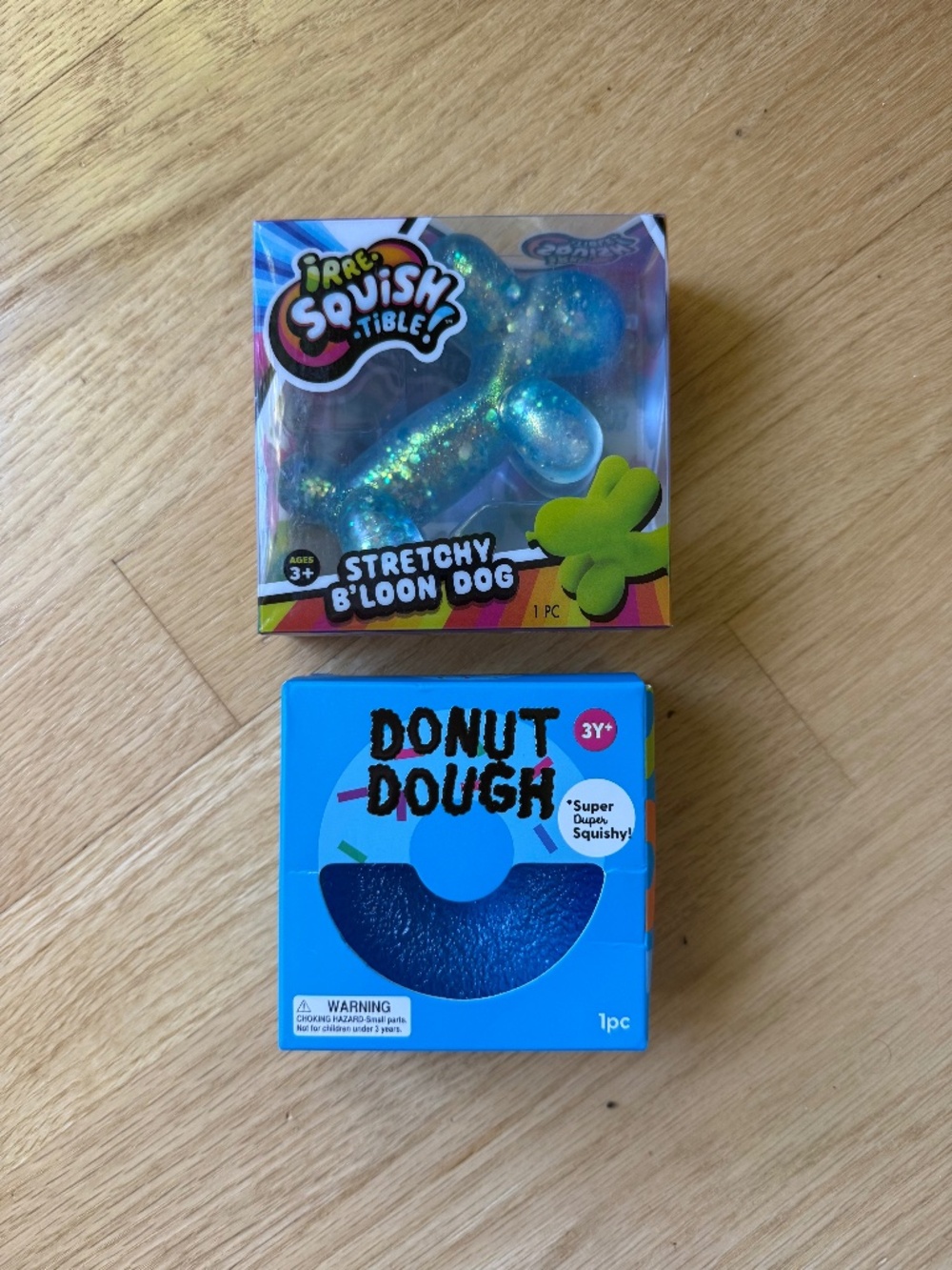 J’adore Donut Dough + Stretchy B’loon Dog 🩵 Squishy Bundle